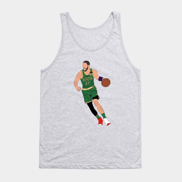 Jayson Tatum Tank Top by FootballBum